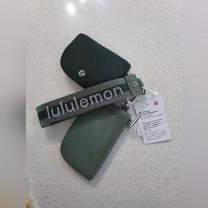 lululemon athletica Green Clutch & Wristlet Set